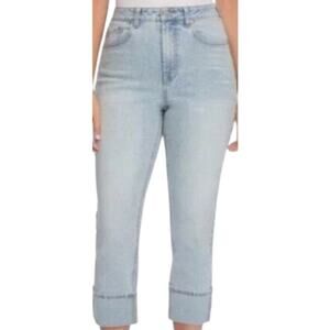 Frye Womans Blue High Rise Stieve Wash Pants 6/28